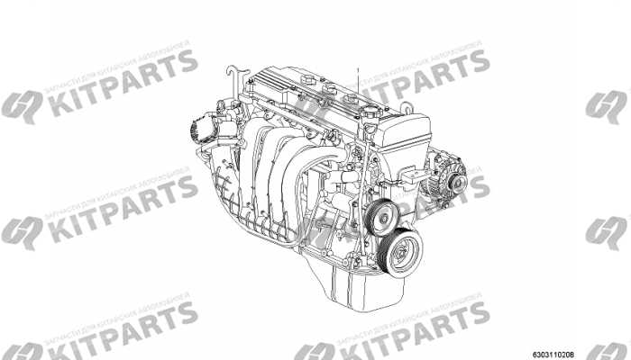 Двигатель в сборе Lifan Solano New (2014-2016 г.в.)