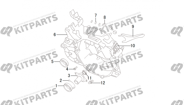 Картер сцепления Haval H6