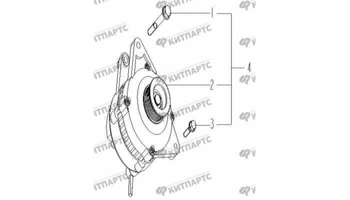 Генератор Geely Vision (FC)